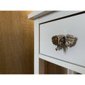 Brass Elephant Drawer Cabinet Knob - Nickel Finish - Brass bee