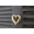 Brass Heart Drawer Cabinet Knob - Brass Finish - Brass bee