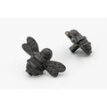 Brass Bee Drawer Cabinet Knob - Black Finish - Brass bee