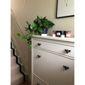 Brass Bee Drawer Cabinet Knob - Black Finish - Brass bee