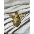 Brass Bumble Bee Door Knocker - Satin Brass Finish - Brass bee