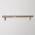 Brass Bee Knurled Cabinet-Handle Backplate — 160mm Polished Nickel (Spare/Accessory)