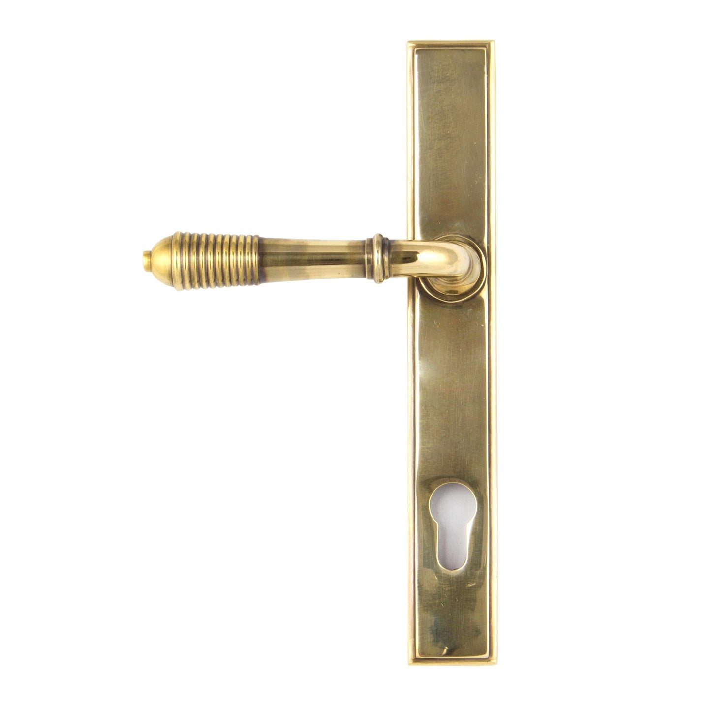 Reeded Slimline Lever Espag. Lock Set
