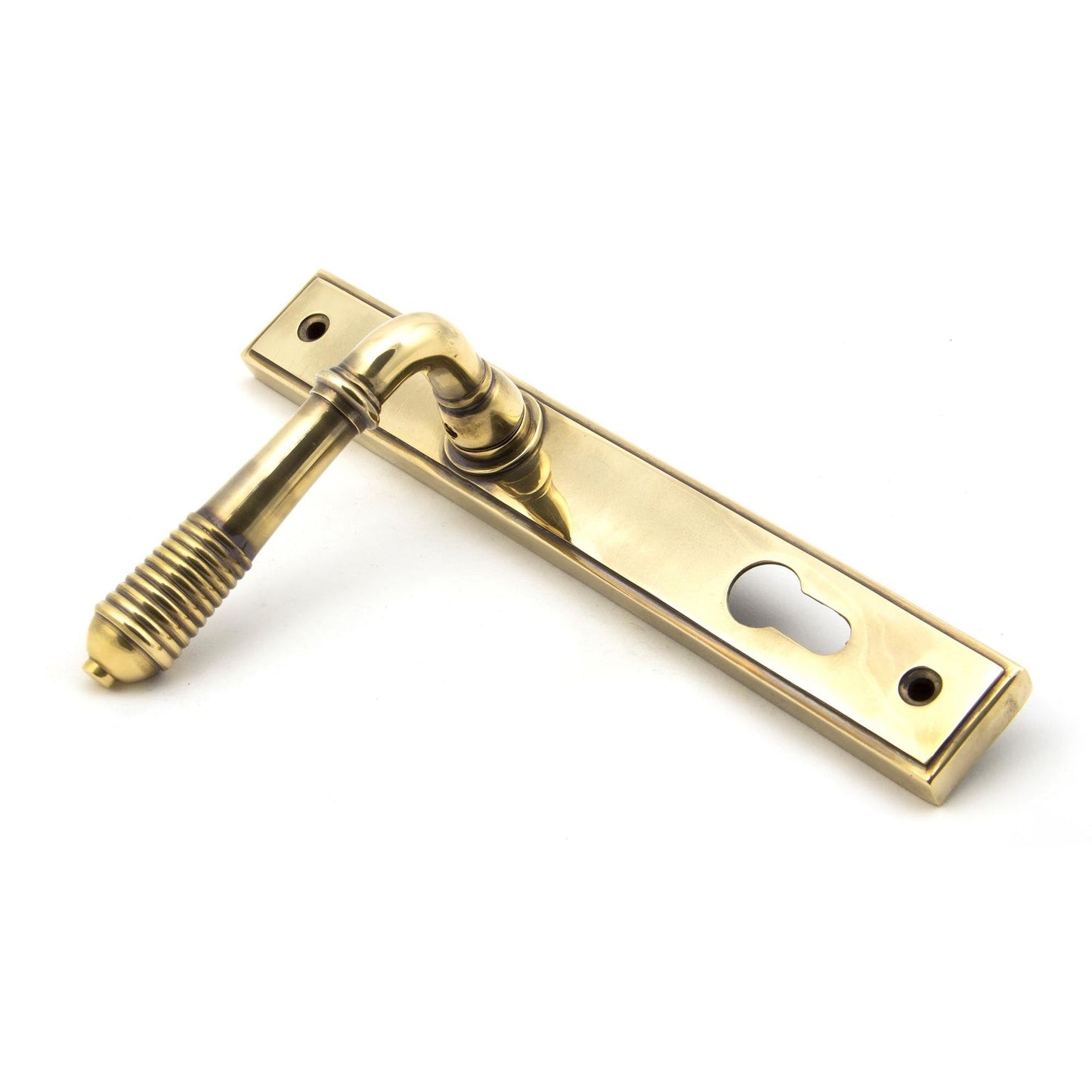 Reeded Slimline Lever Espag. Lock Set
