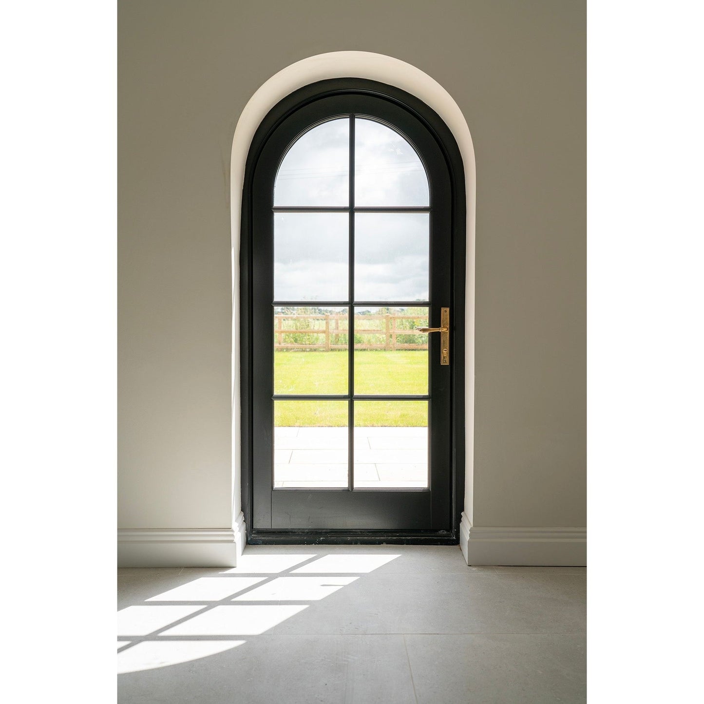 Reeded Slimline Lever Espag. Lock Set