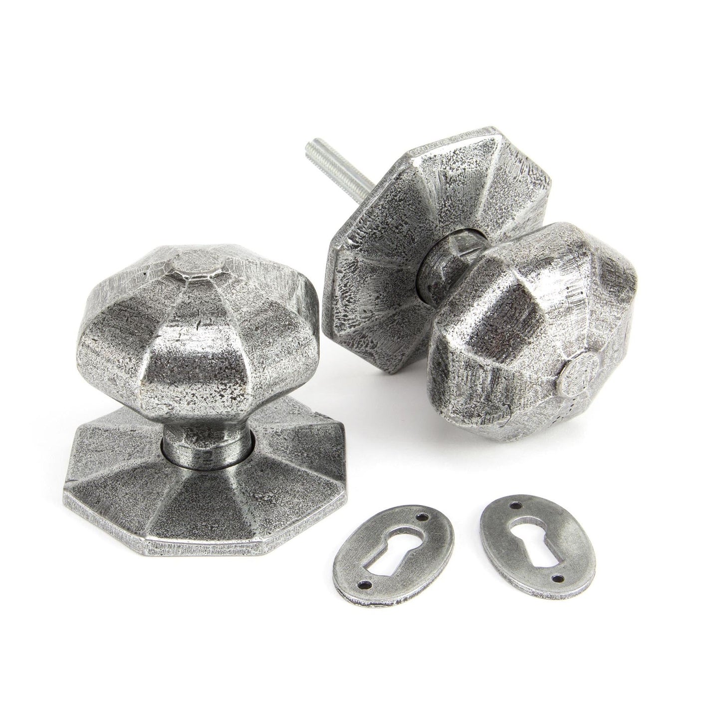 Octagonal Mortice/Rim Knob Set