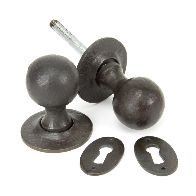 Round Mortice/Rim Knob Set