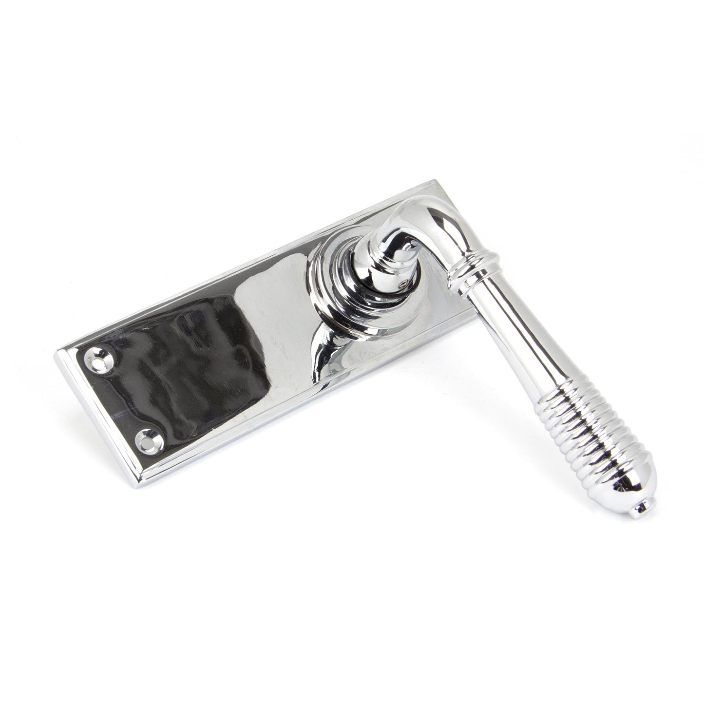Reeded Lever Latch Set