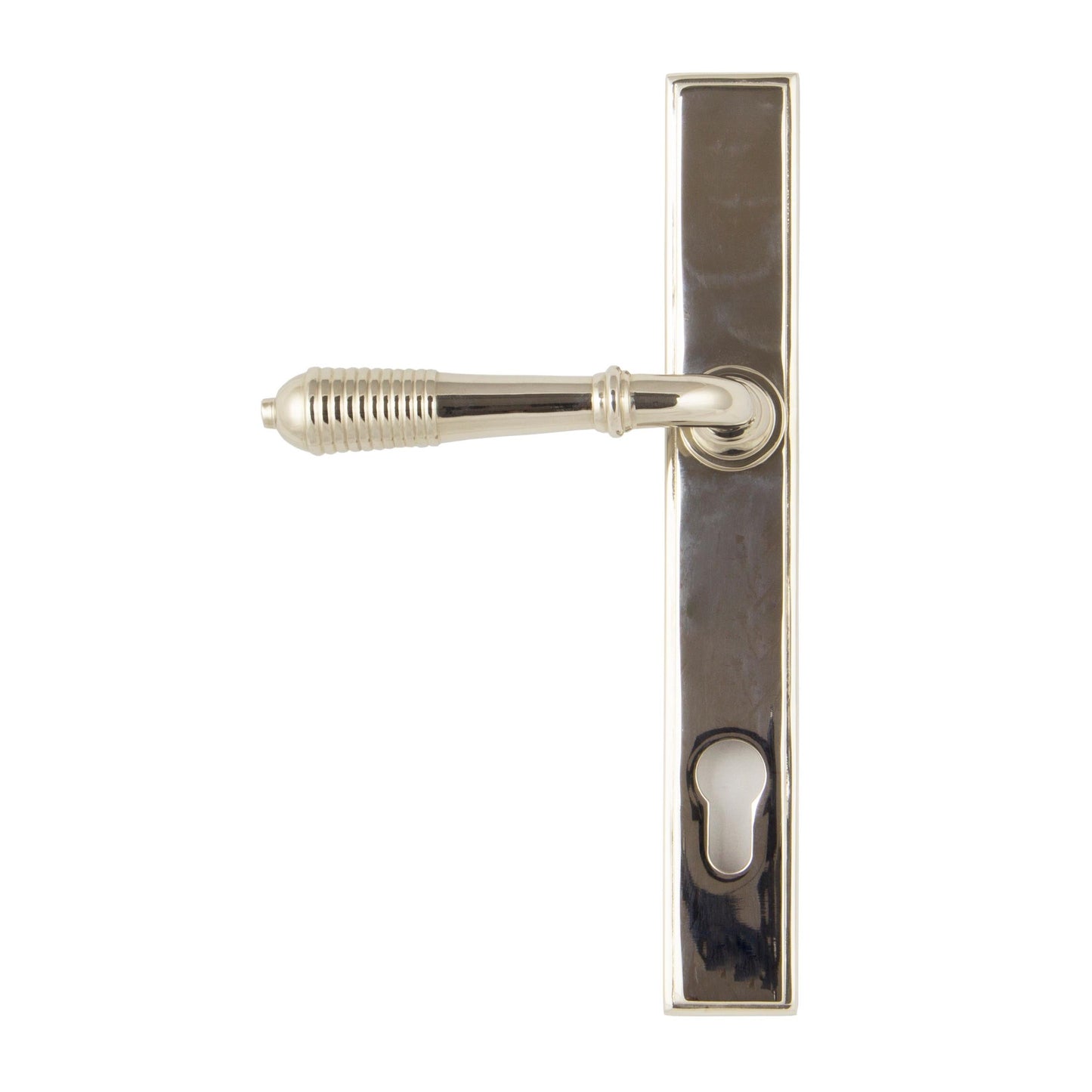 Reeded Slimline Lever Espag. Lock Set