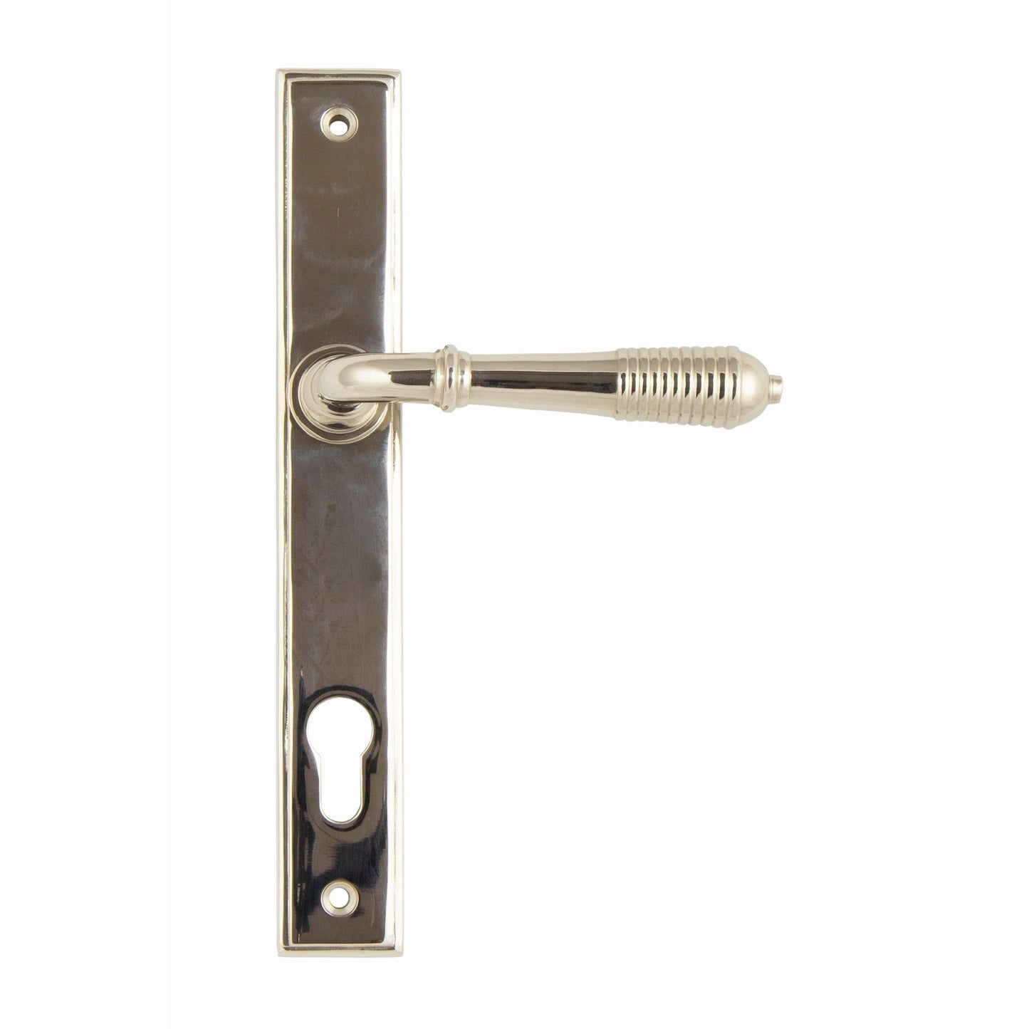Reeded Slimline Lever Espag. Lock Set