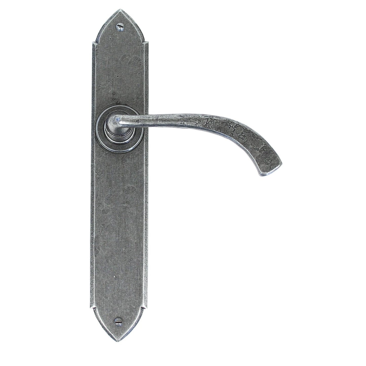 Gothic Curved Sprung Lever Latch Set