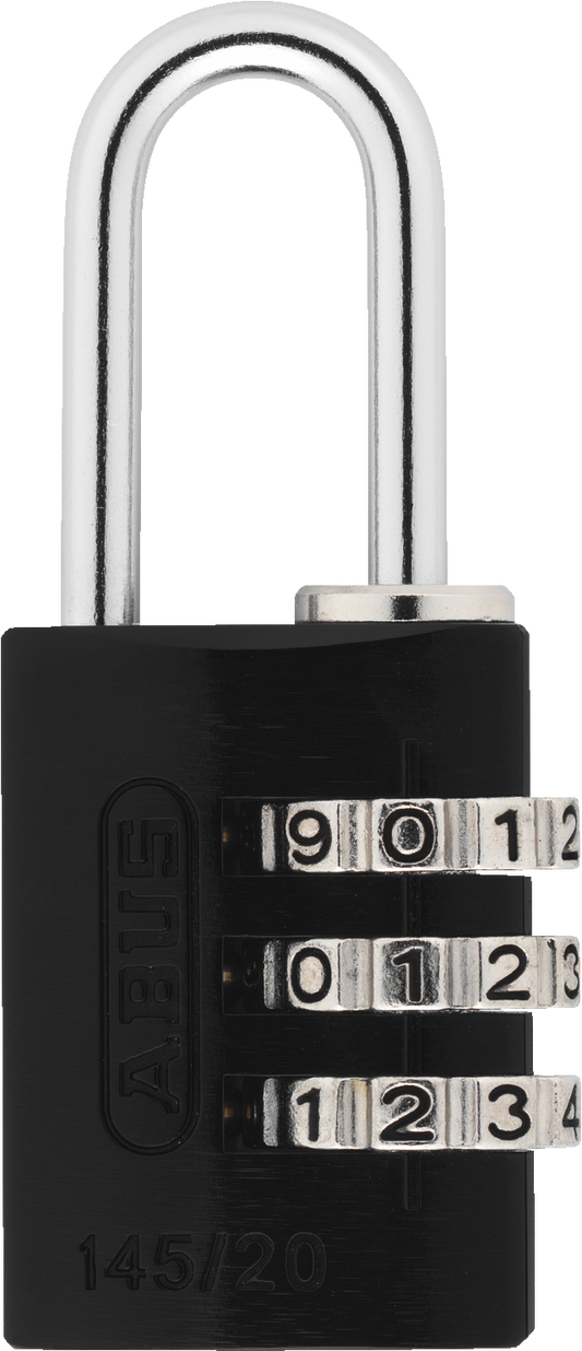 145 Series – Solid Aluminium Combination Padlock