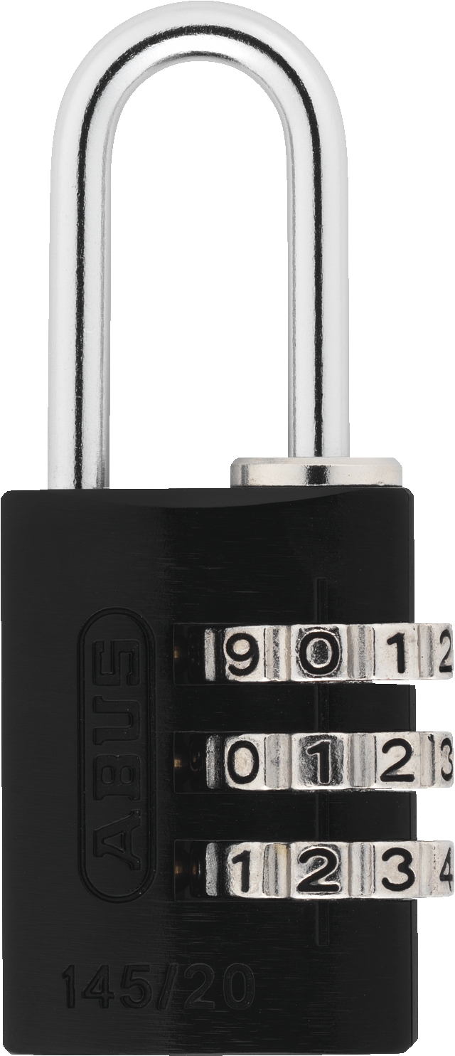 145 Series – Solid Aluminium Combination Padlock