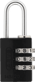 145 Series – Solid Aluminium Combination Padlock 145/20 | 3 Digit Code (Compact Size) Black Love Handles uk