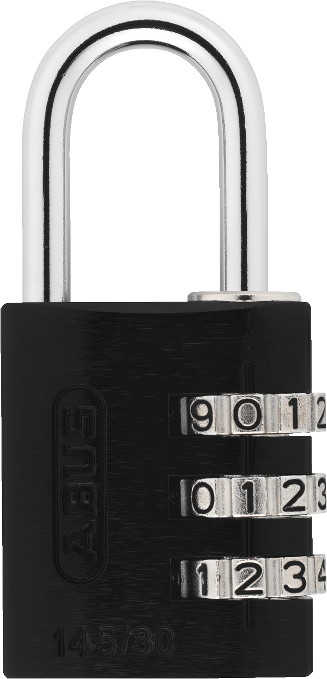 145 Series – Solid Aluminium Combination Padlock