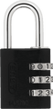 145 Series – Solid Aluminium Combination Padlock 145/30 | 3 Digit Code (Standard Size) Black Love Handles uk