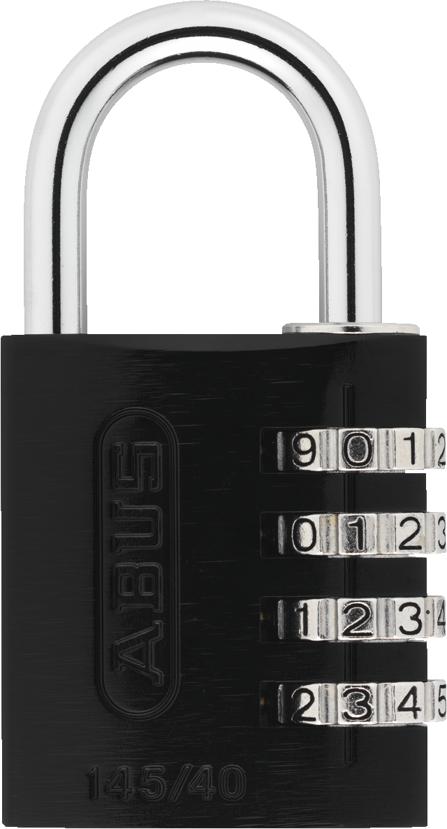 145 Series – Solid Aluminium Combination Padlock