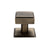 Art Deco Cabinet Knob & Backplate