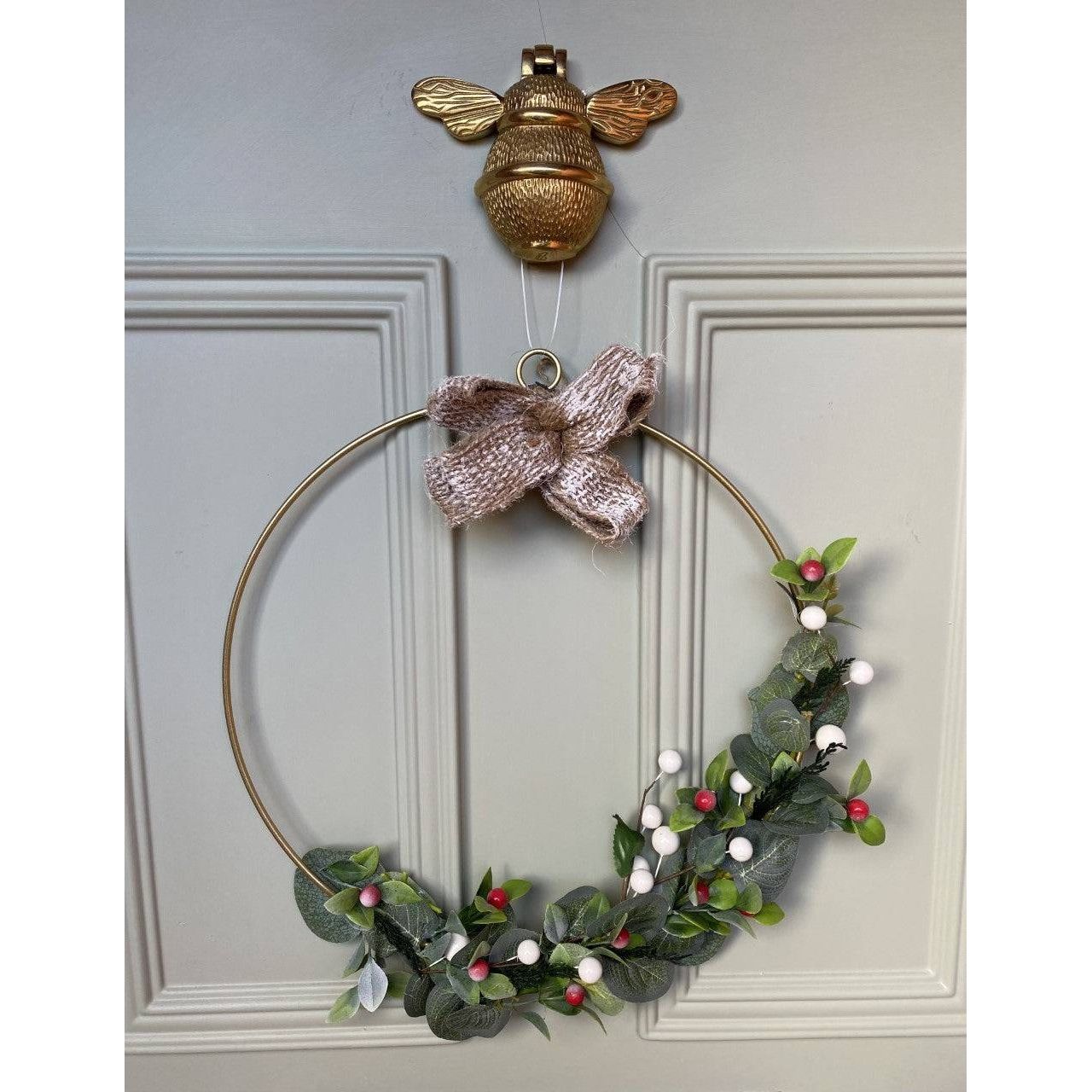 Brass Bumble Bee Door Knocker - Brass Finish - Brass bee