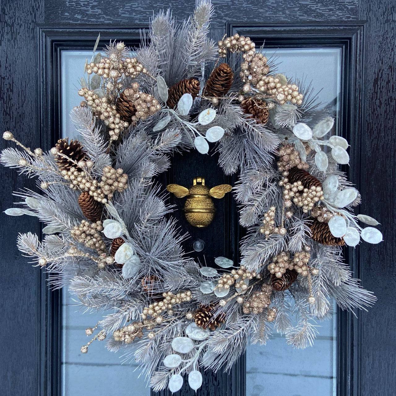 Brass Bumble Bee Door Knocker - Brass Finish - Brass bee