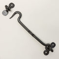 Black Cabin Hook and Eye Door Holder - 8 Sizes