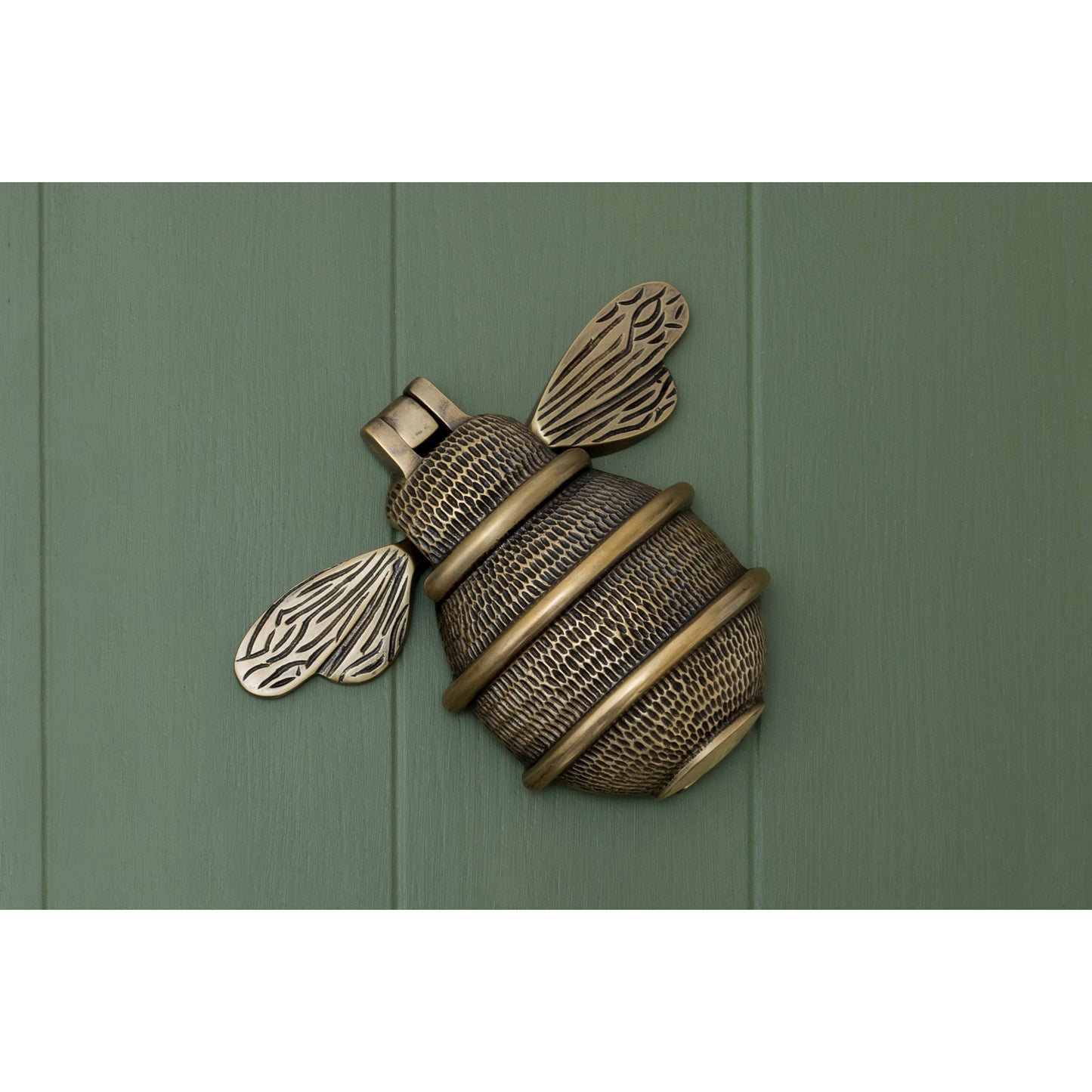 Solid Brass Queen Bee Door Knockers - Premium Size - Brass bee