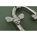 Solid Brass Nectar Bee Door Knockers - Premium Size - Brass bee
