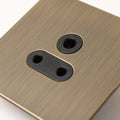 Antique Brass Switches and Sockets – Straight Knurled Design