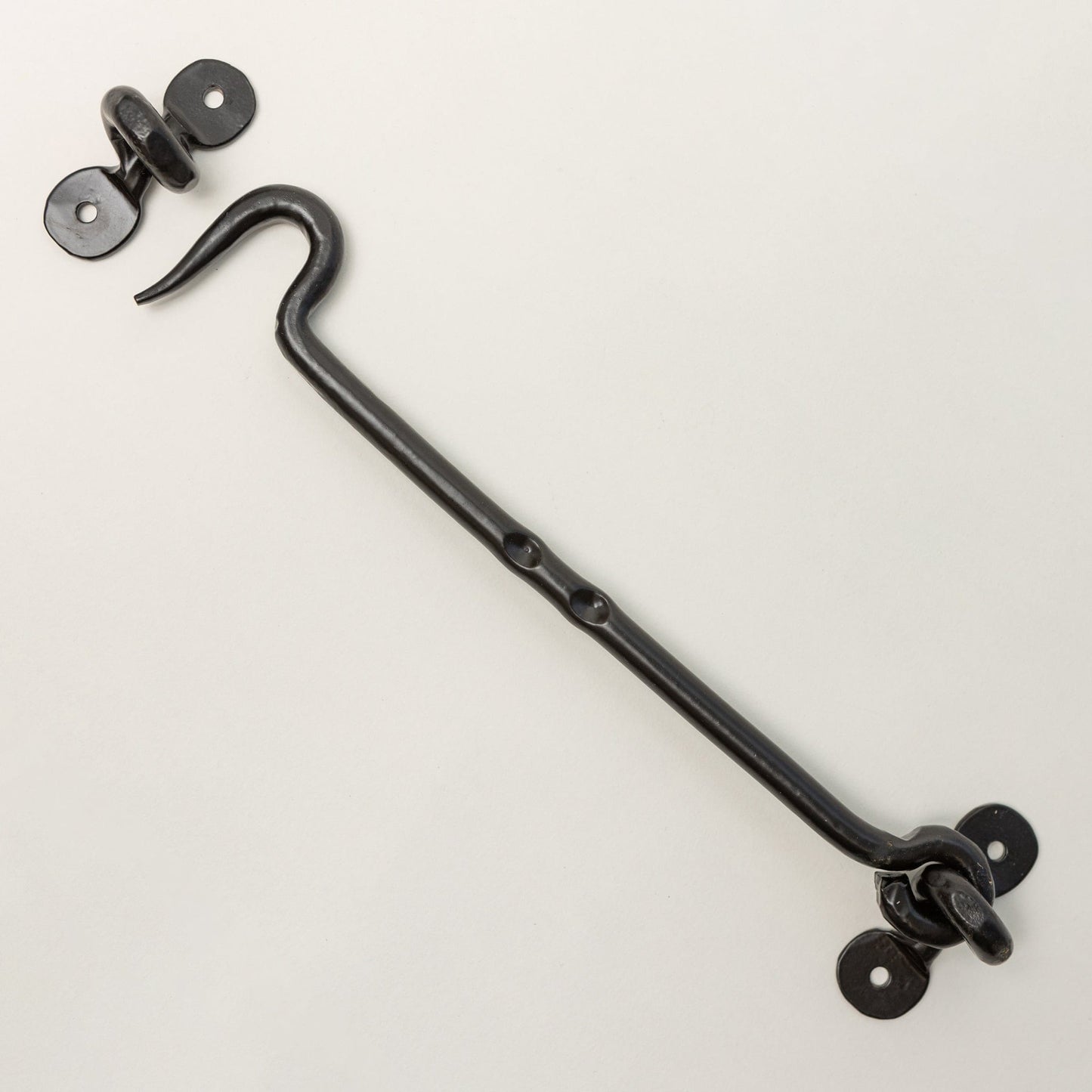Black Cabin Hook and Eye Door Holder - 8 Sizes