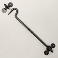 Black Cabin Hook and Eye Door Holder - 8 Sizes