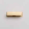 Solid Brass Art Deco Kitchen Pull Handles & Knobs With Backplates - Satin Brass Finish