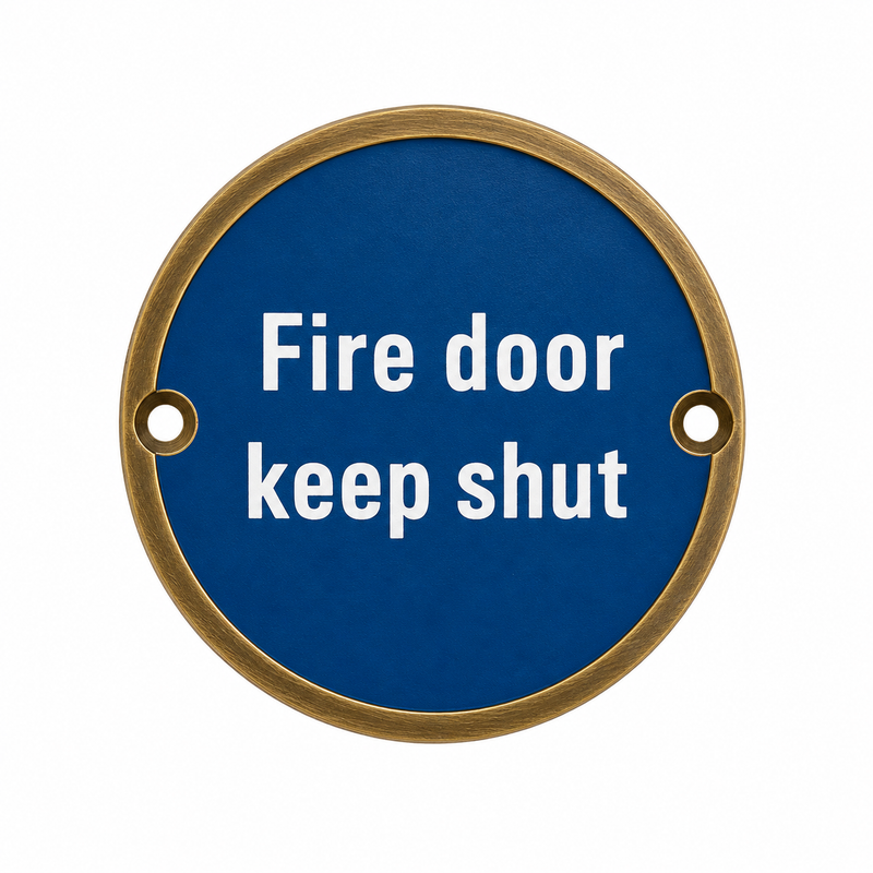 Fire Door Keep Shut Sign