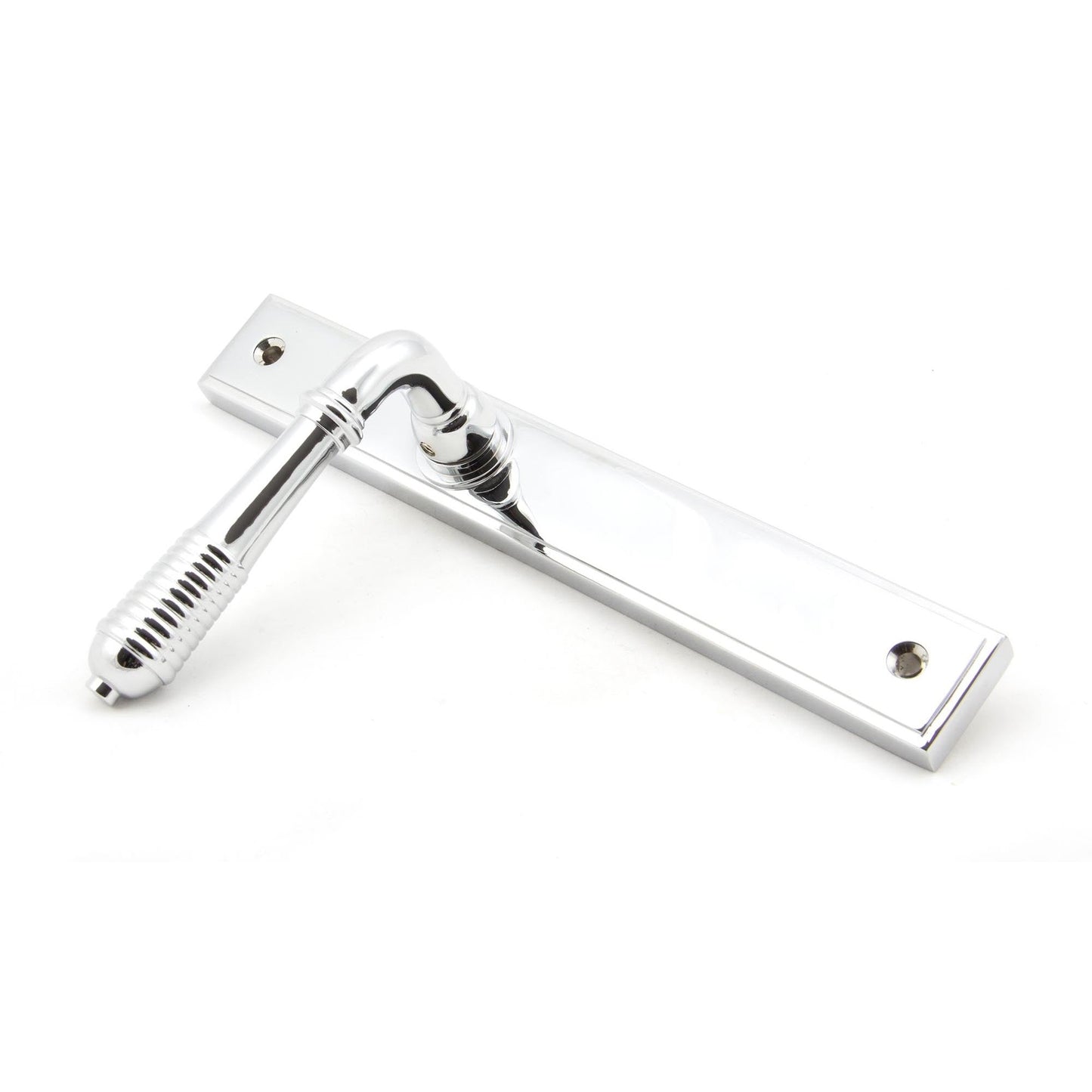 Reeded Slimline Lever Espag. Latch Set