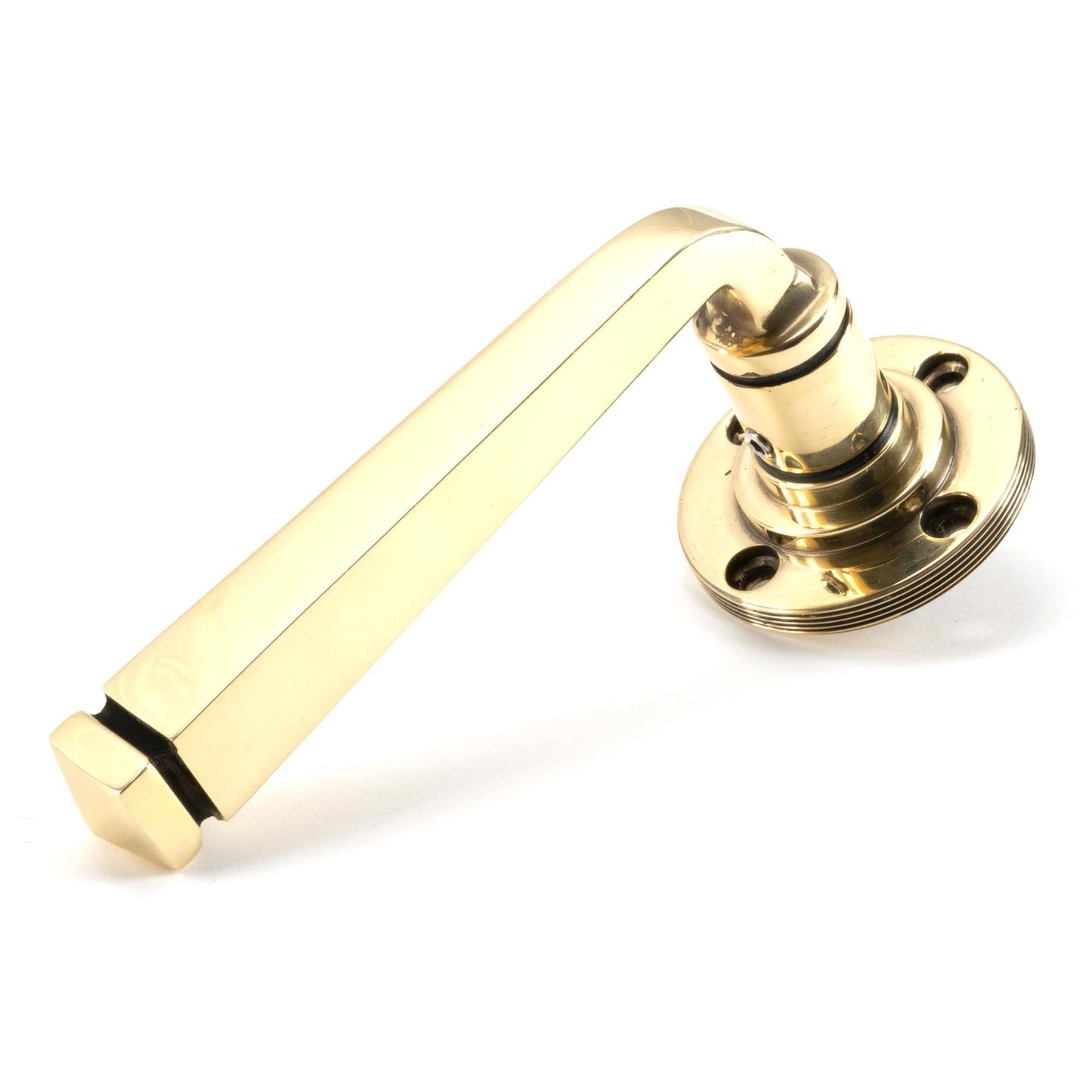 Avon Round Lever on Rose Set (Sprung)