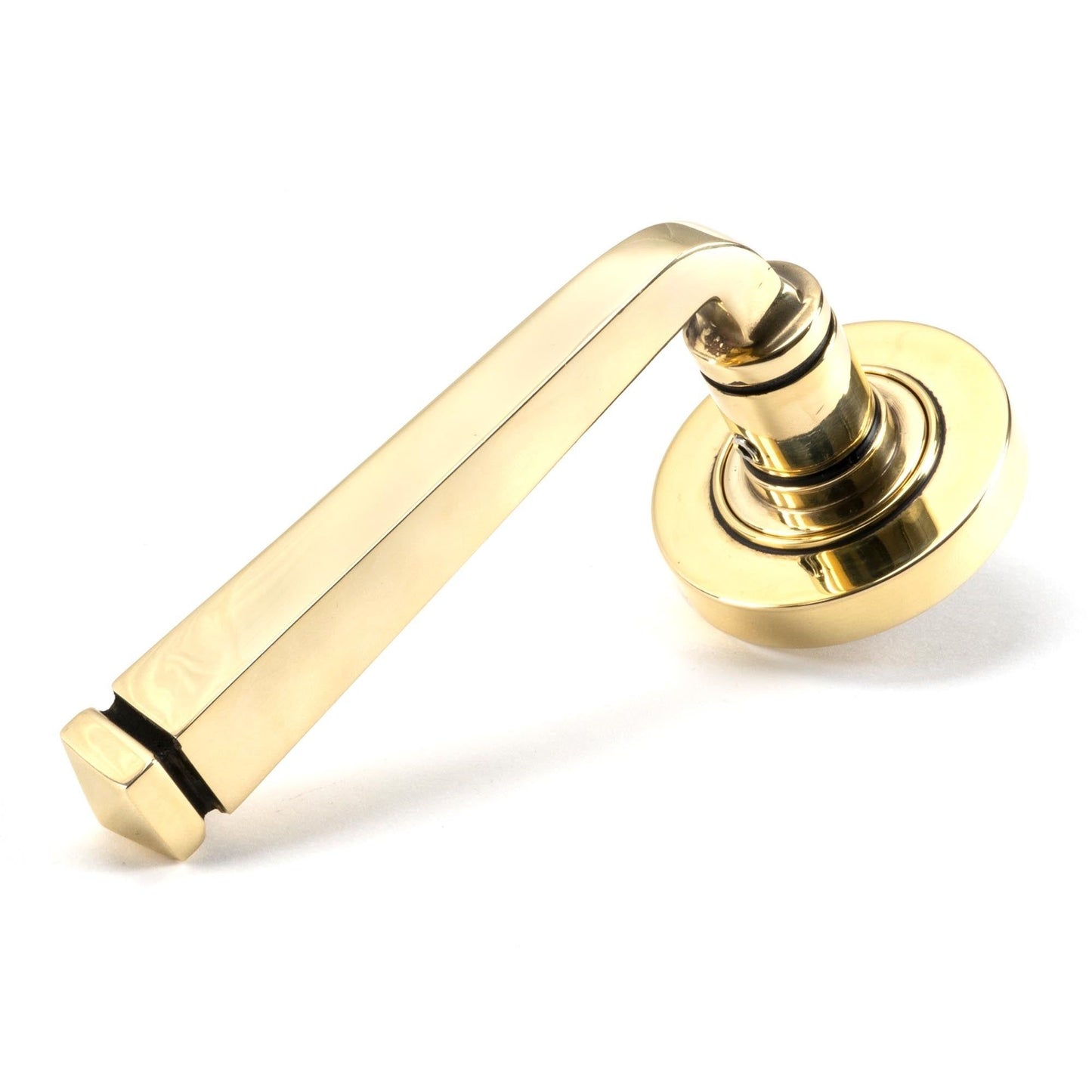 Avon Round Lever on Rose Set (Sprung)