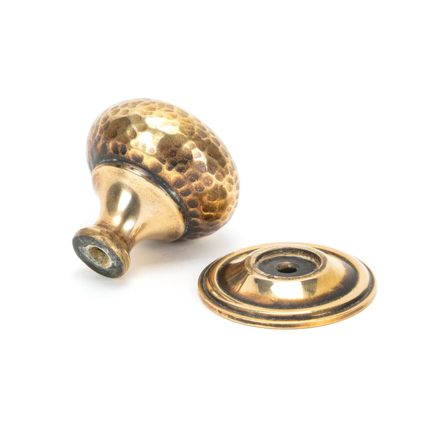 Hammered Mushroom Cabinet Knob
