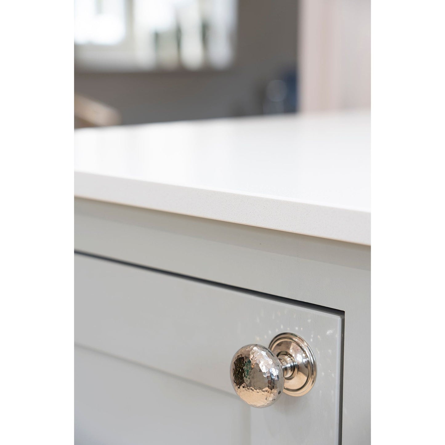 Hammered Mushroom Cabinet Knob