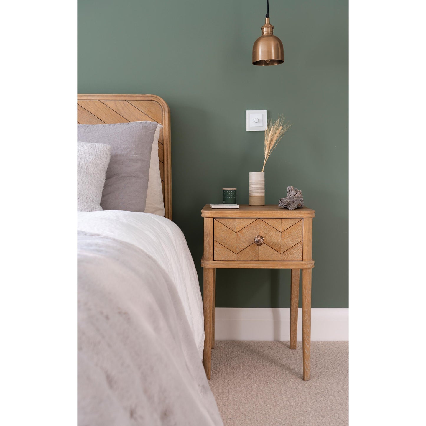 Hammered Mushroom Cabinet Knob