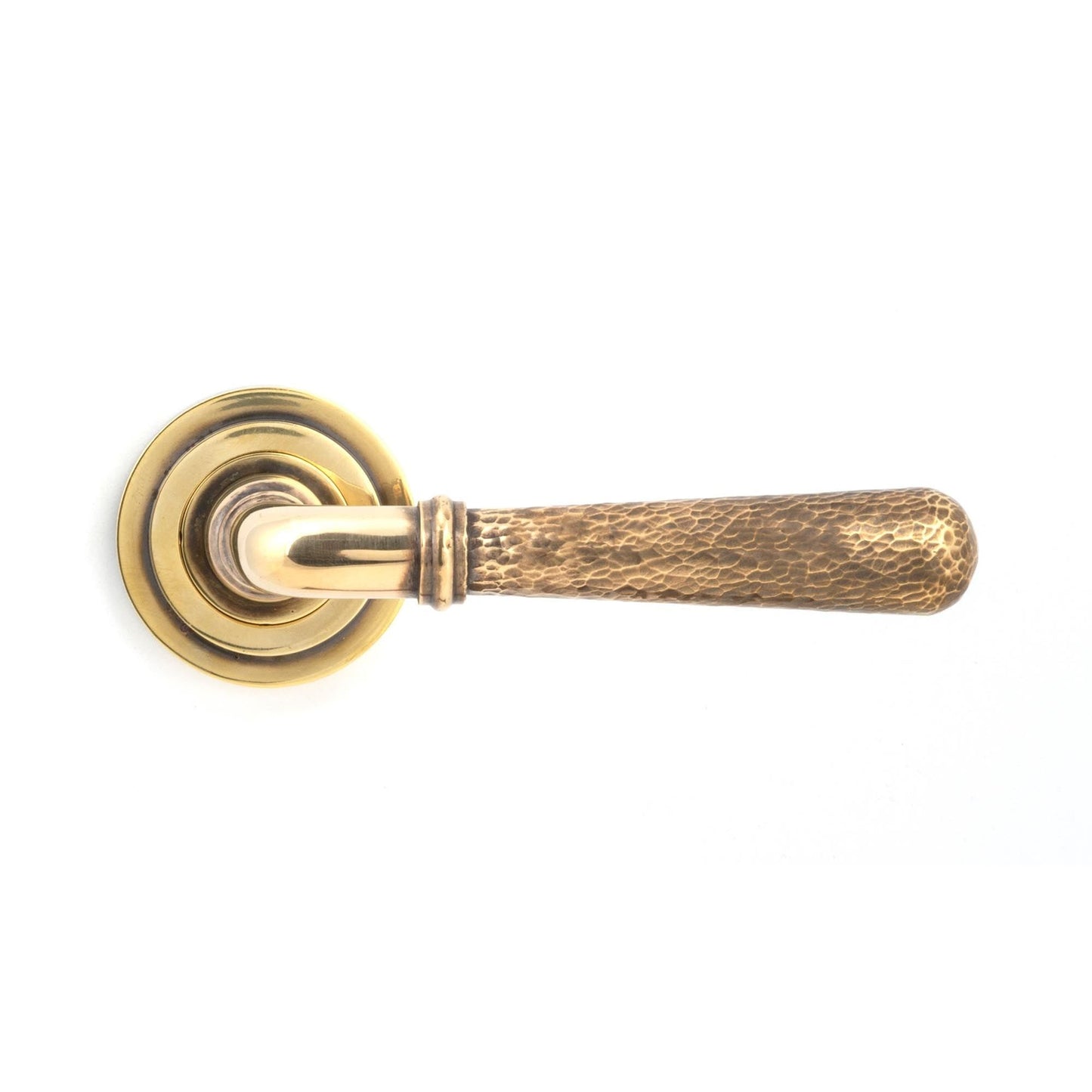 Hammered Newbury Lever on Rose Set (Sprung)