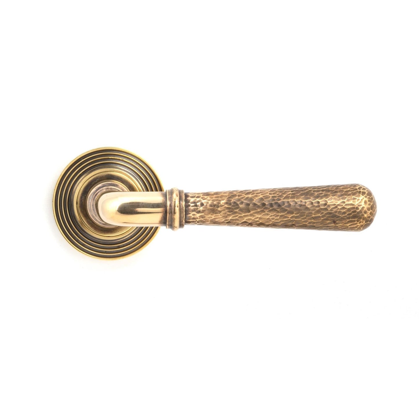 Hammered Newbury Lever on Rose Set (Sprung)
