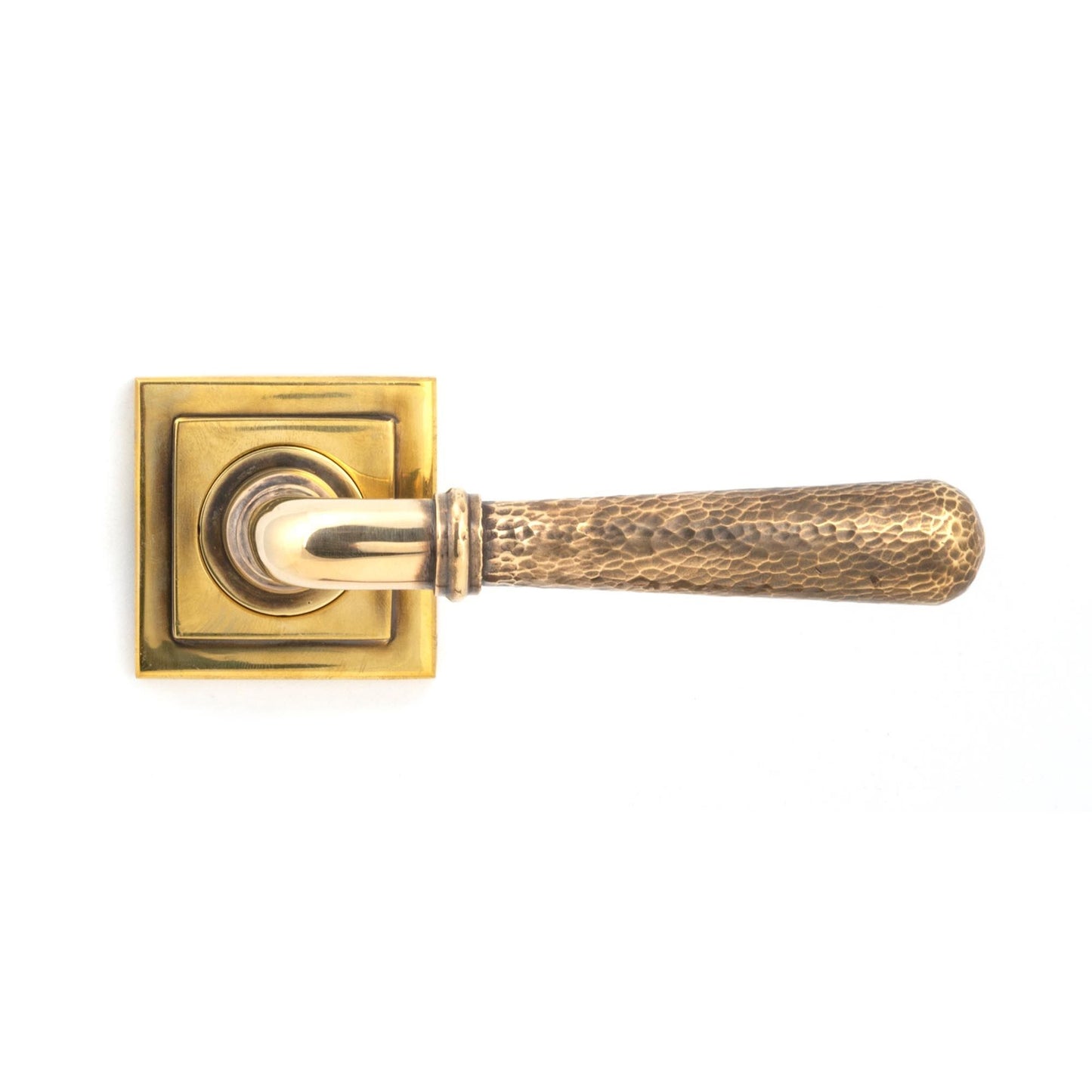 Hammered Newbury Lever on Rose Set (Sprung)