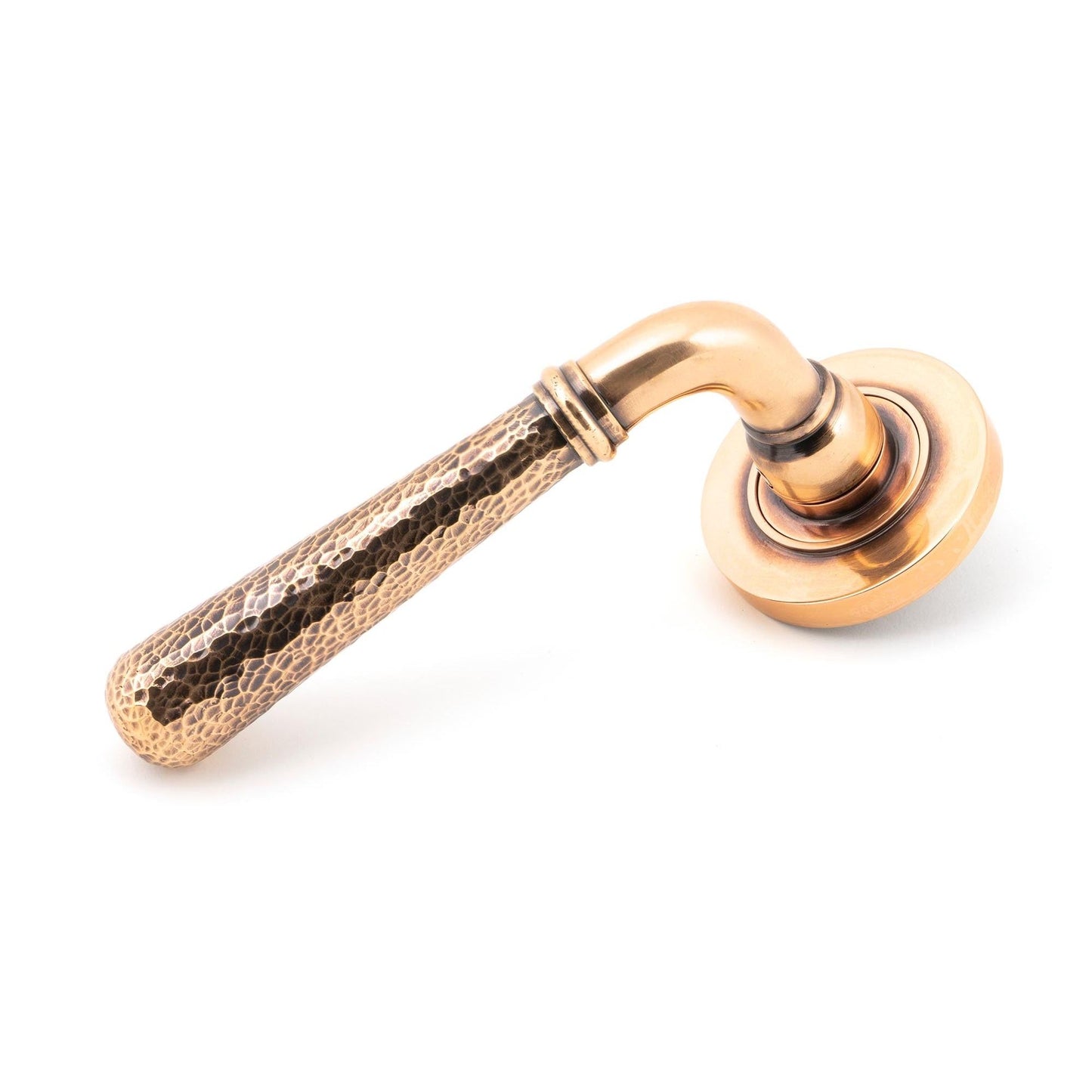 Hammered Newbury Lever on Rose Set (Sprung)
