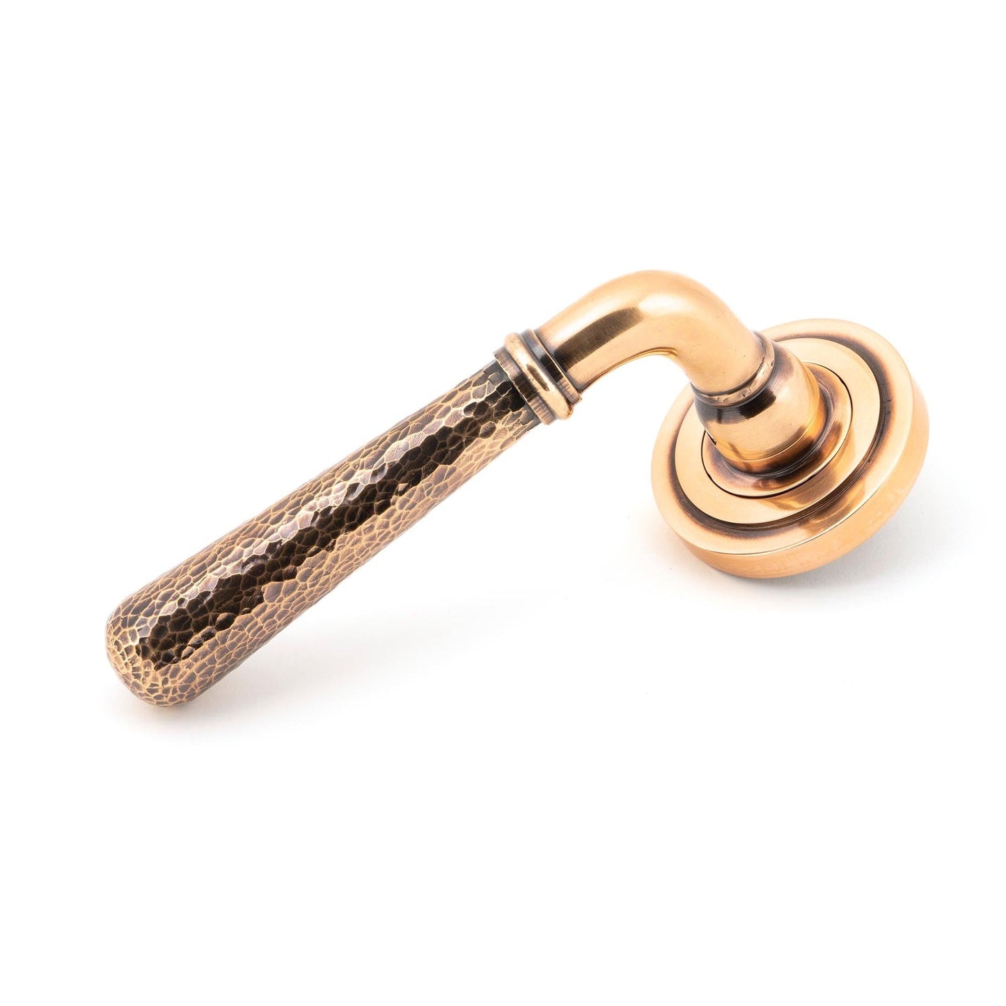 Hammered Newbury Lever on Rose Set (Sprung)