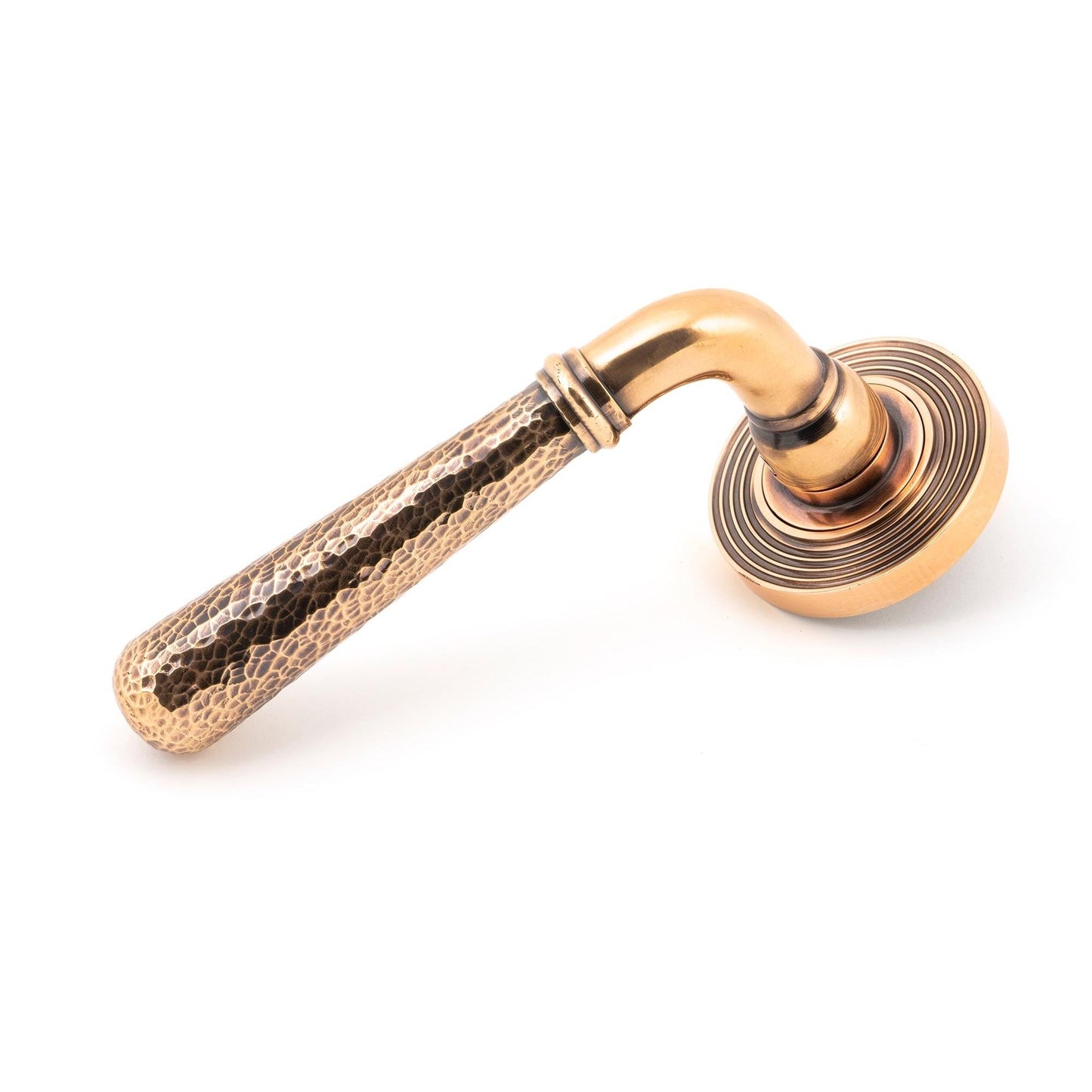 Hammered Newbury Lever on Rose Set (Sprung)