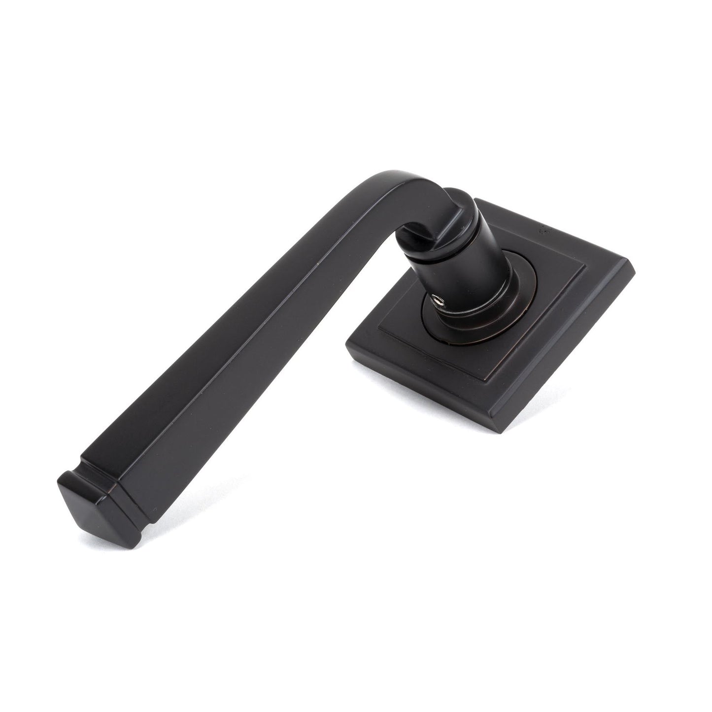 Avon Round Lever on Rose Set (Sprung)