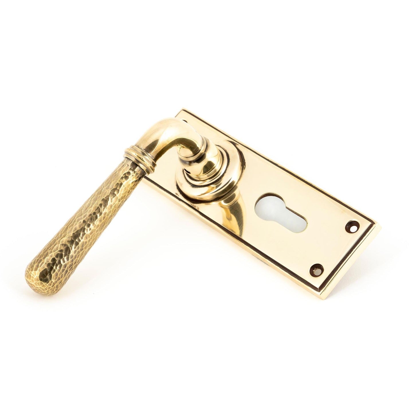 Hammered Newbury Lever Euro Lock Set