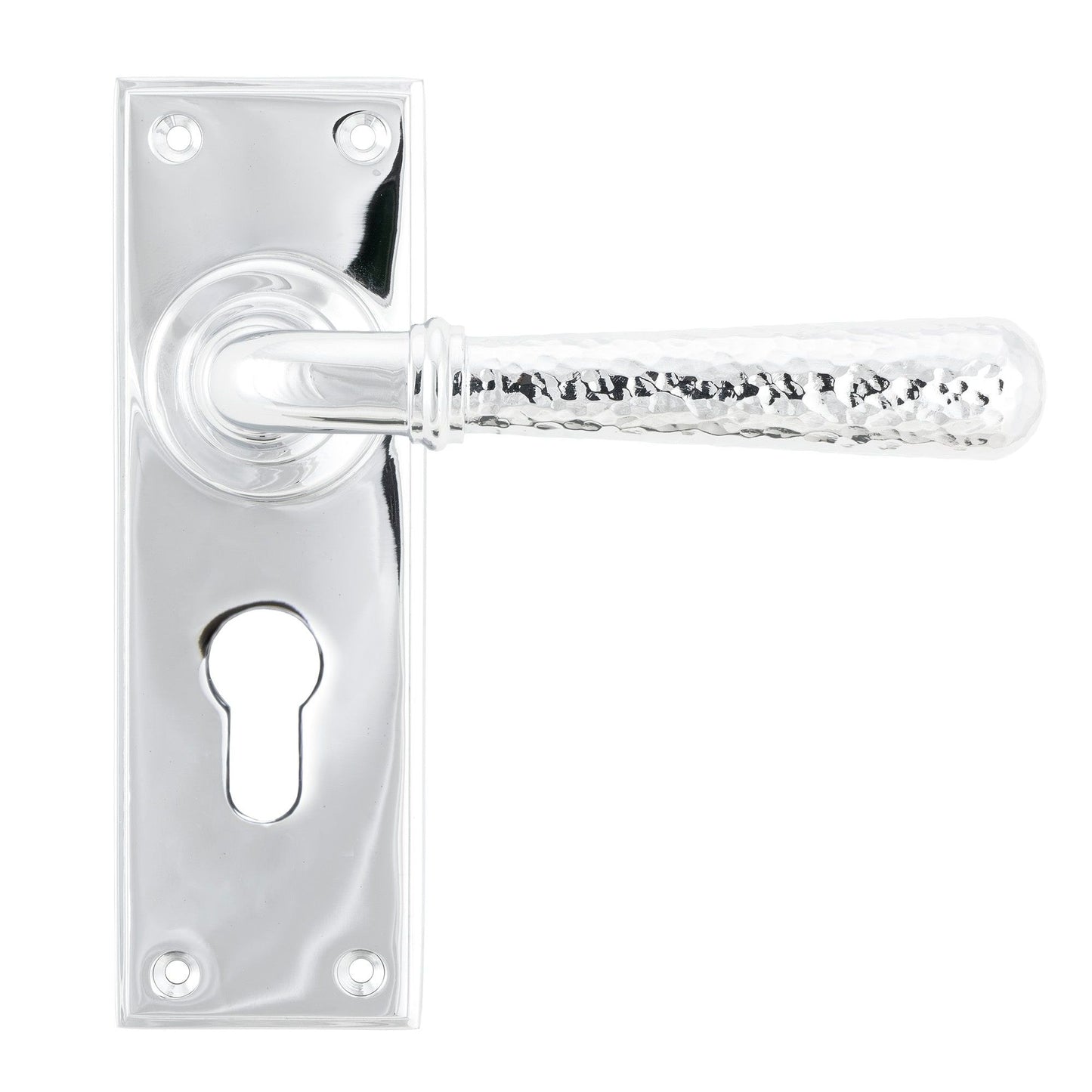 Hammered Newbury Lever Euro Lock Set
