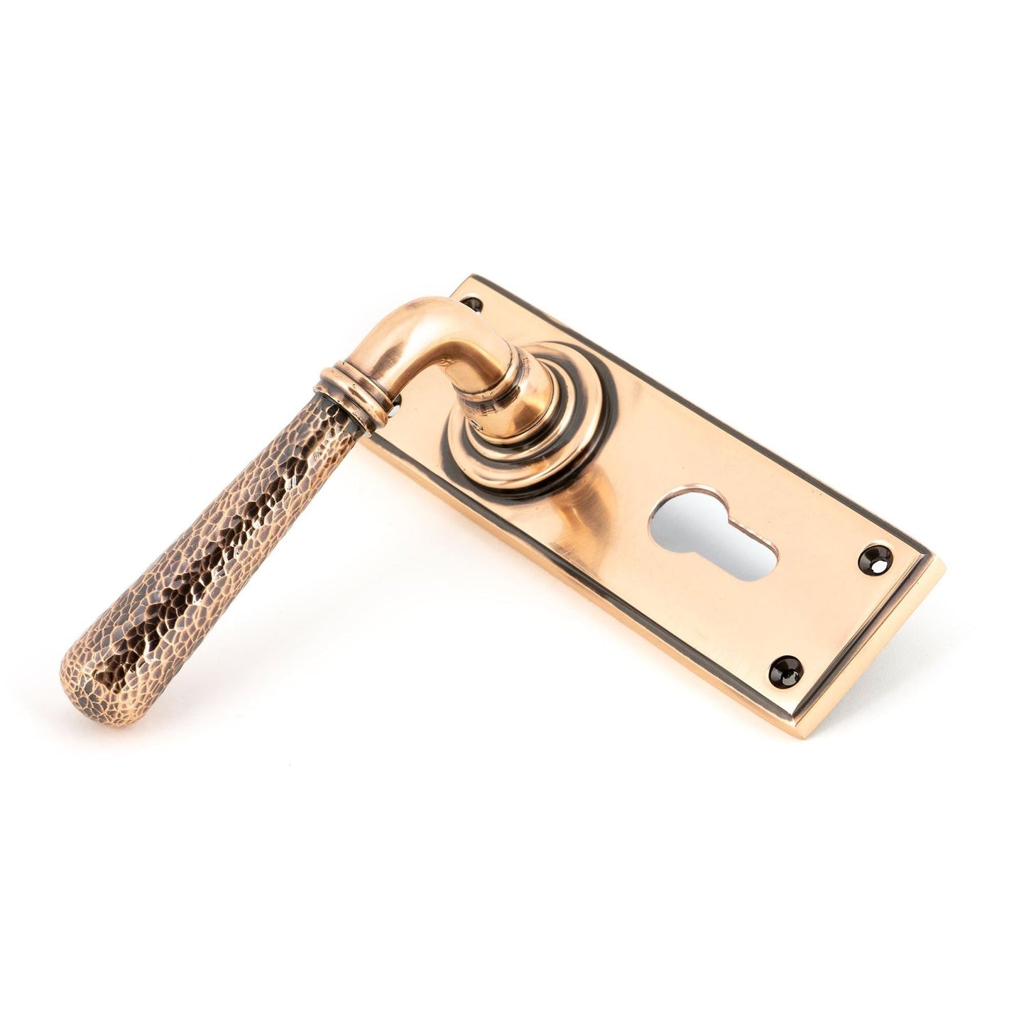 Hammered Newbury Lever Euro Lock Set