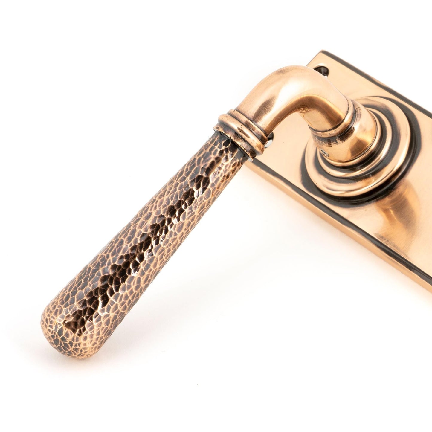 Hammered Newbury Lever Euro Lock Set