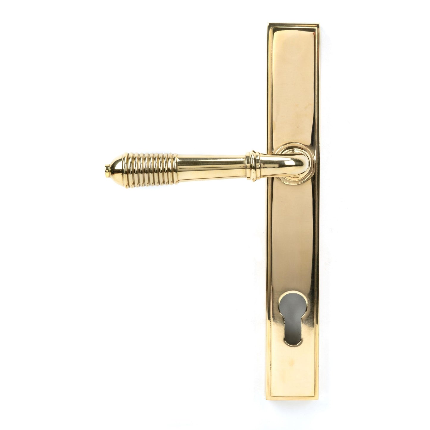 Reeded Slimline Lever Espag. Lock Set